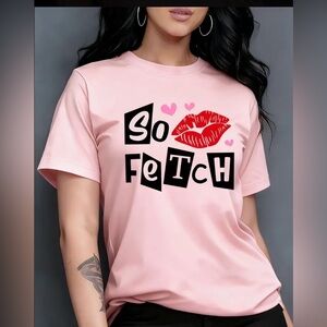 Mean Girls Graphic Tee 100% Cotton Round Neck